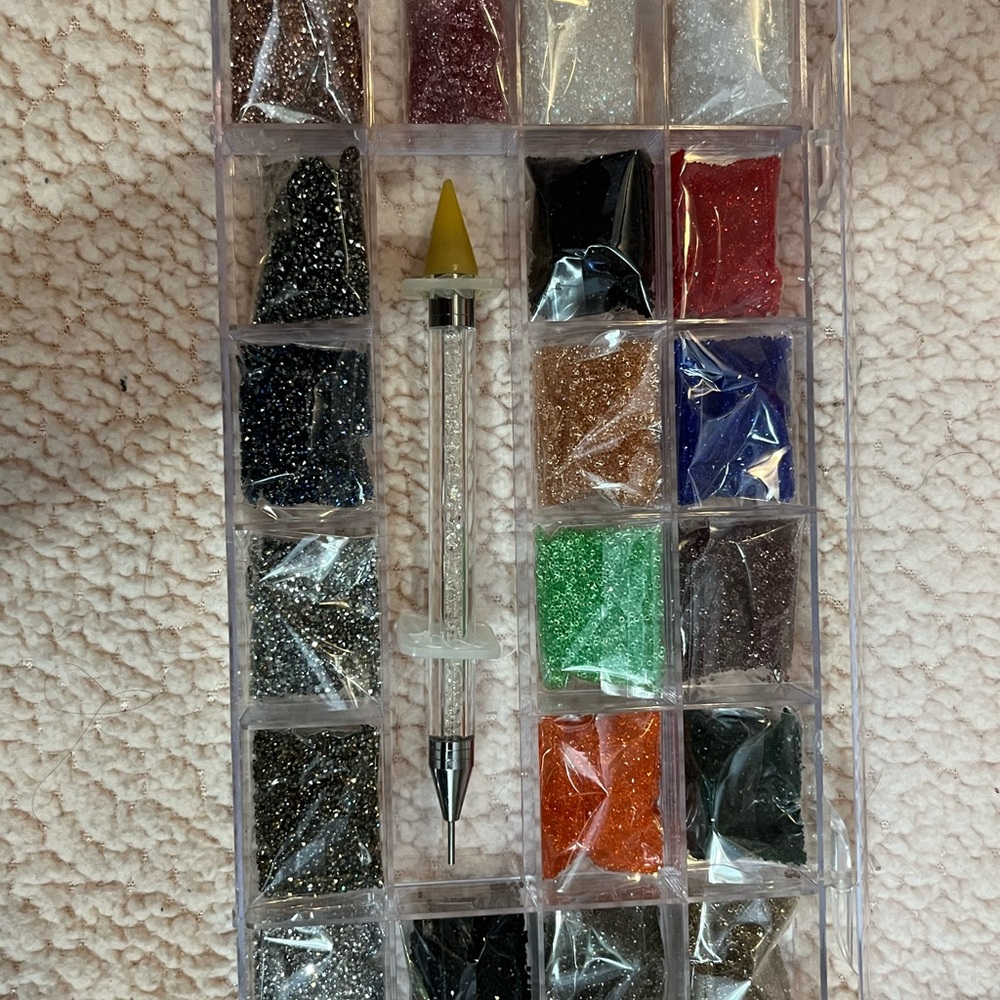 Colorful Nail Art Rhinestone Set// Never Used